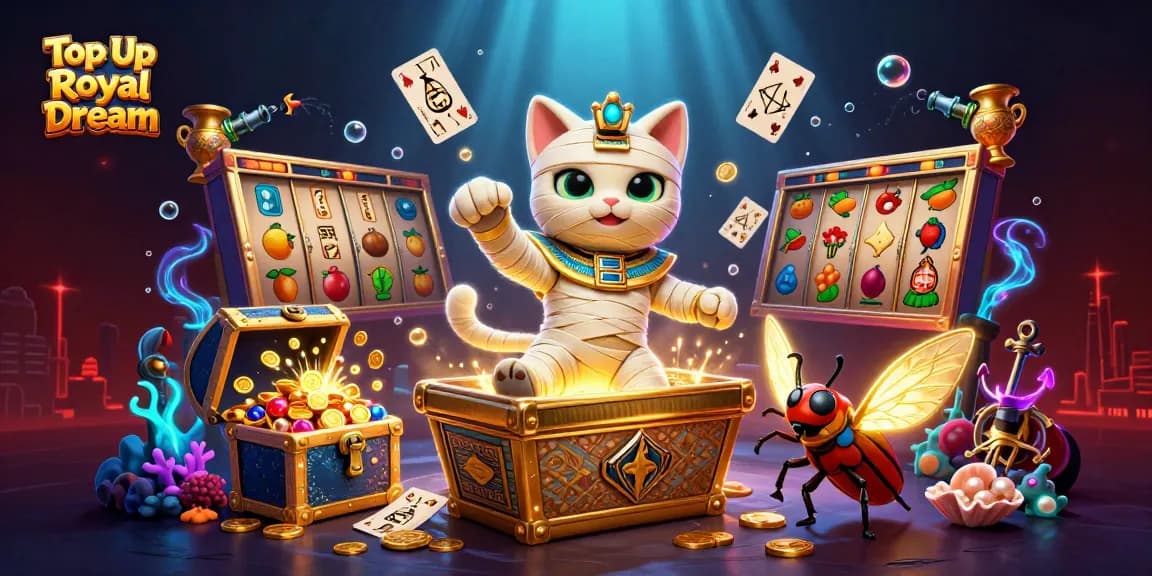 Isi ulang main game Top Up Royal Dream dengan cepat dan aman pada Raja Arthur.