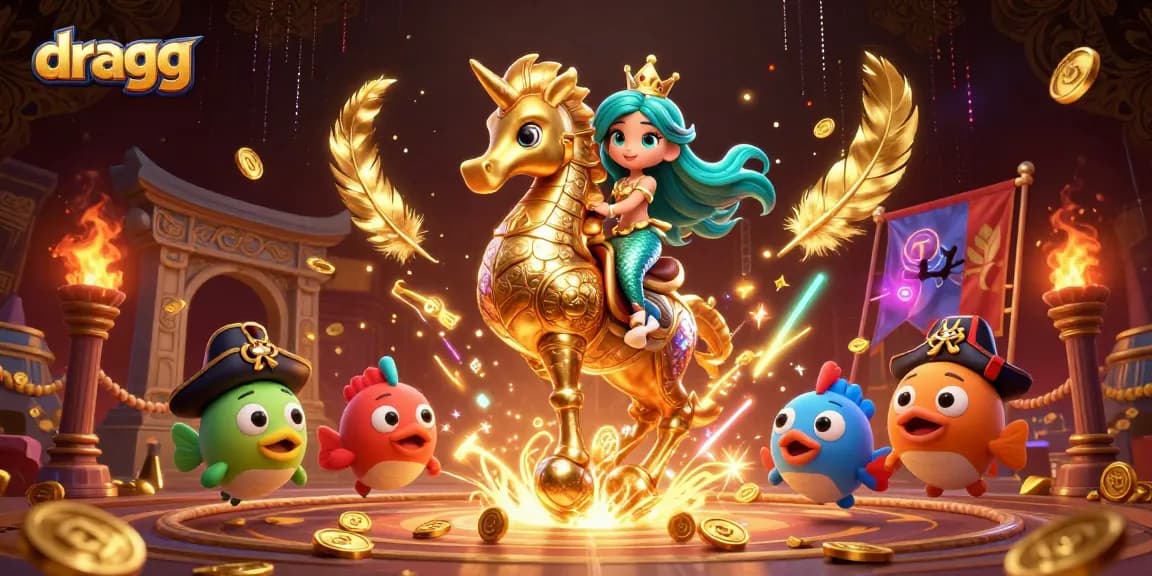 Join the mesmerizing world of dragg, where the casino adventure unfolds with vibrant underwater elements and thrilling games.
