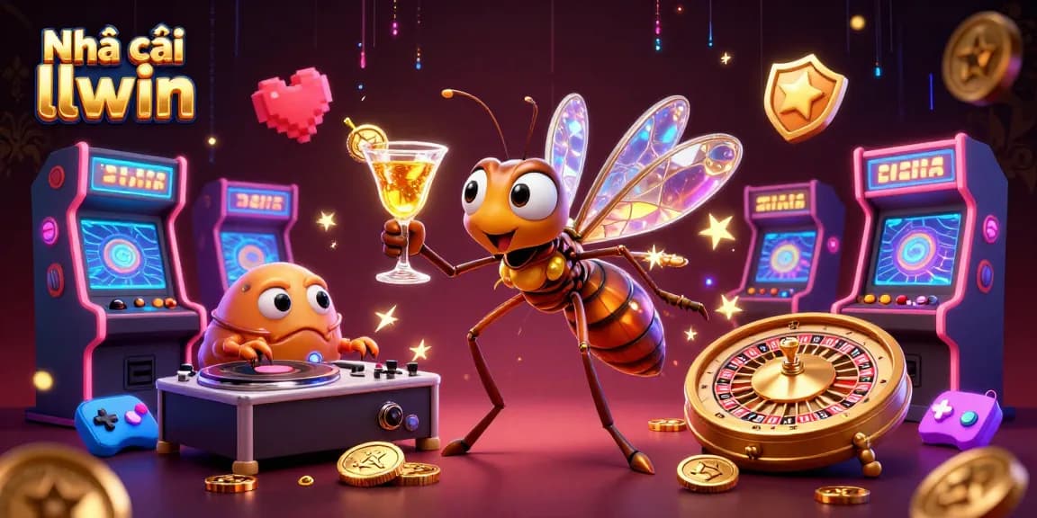 Elevate your gaming experience with Nhà cái llwin as a vibrant casino illustration.