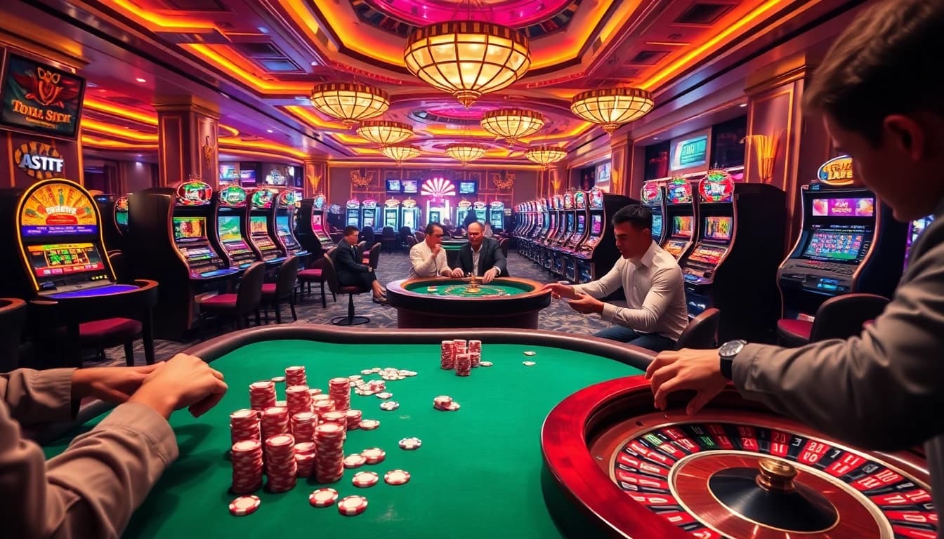 The hidden wiki current status showcased through an exciting casino scene with vibrant tables and engaged players.