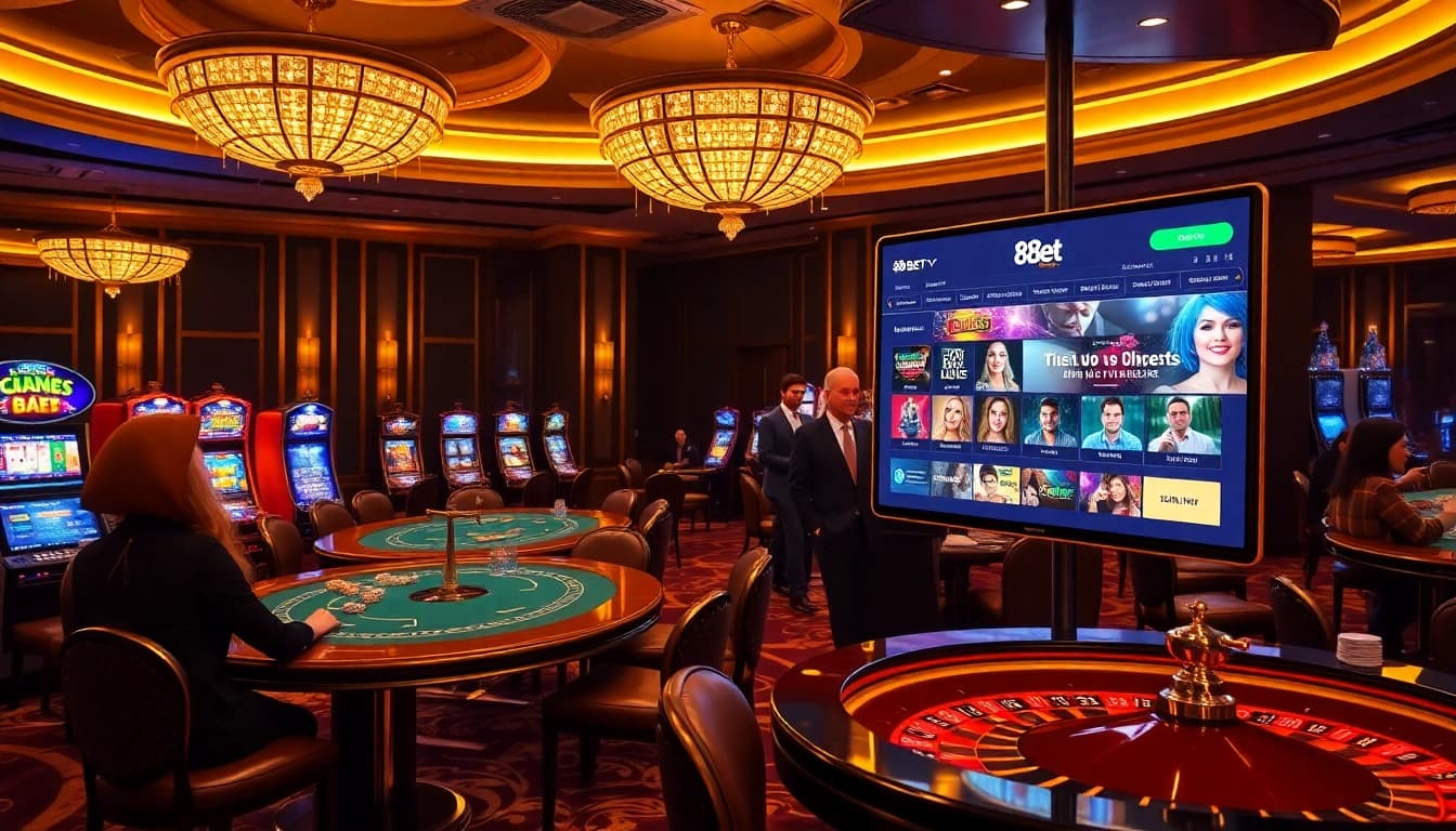 Experience the thrill of winning at 88bet's vibrant online casino games.