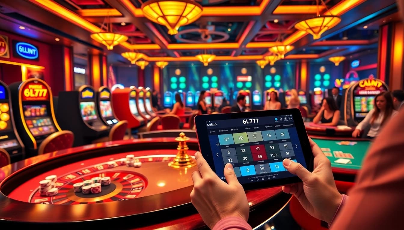 Experience the excitement of 6L777 at vibrant casino tables with immersive gaming action.