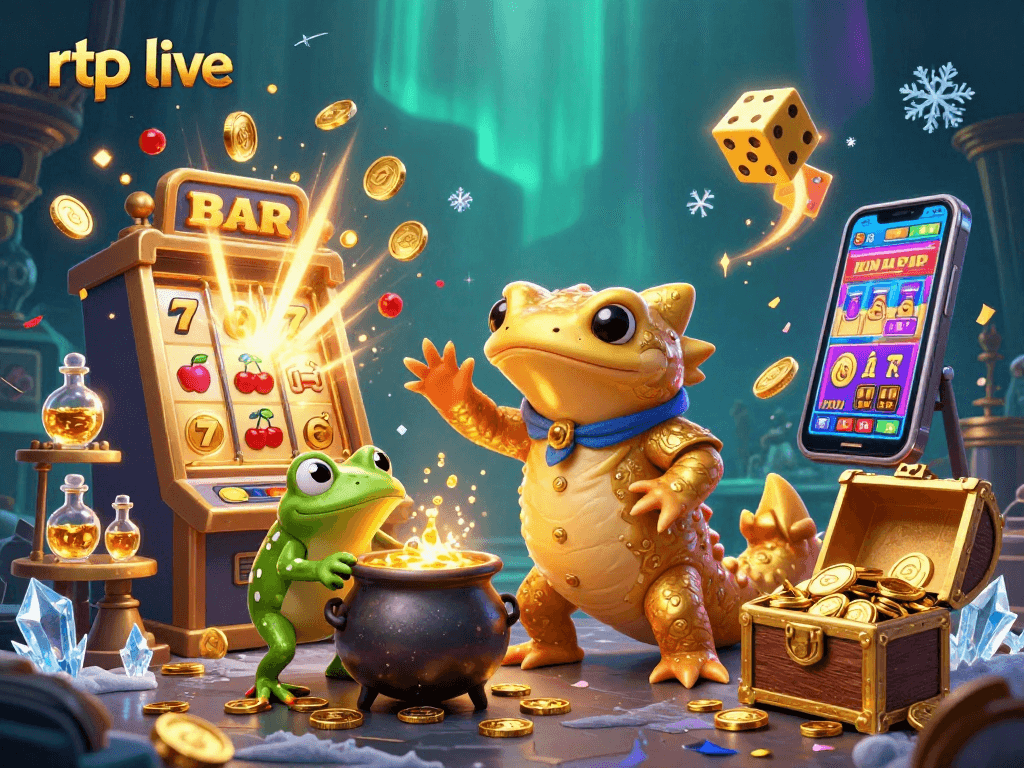 Engage with rtp live as golden salamander alchemist creates jackpots in an enchanting casino world.