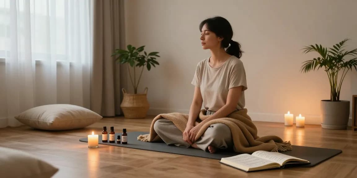 Ministry seeds CBD oil bottles in a serene wellness setting, promoting natural health and relaxation.
