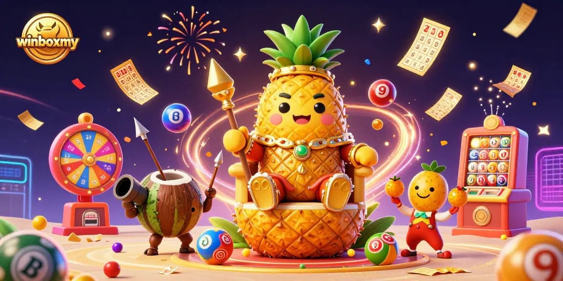 WinboxMY casino experience features golden characters amidst vibrant gameplay elements for thrilling online gaming.