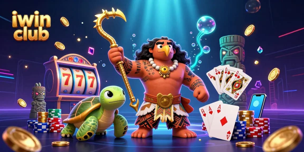 Experience exciting games at iwin club with vibrant casino visuals and dynamic elements.