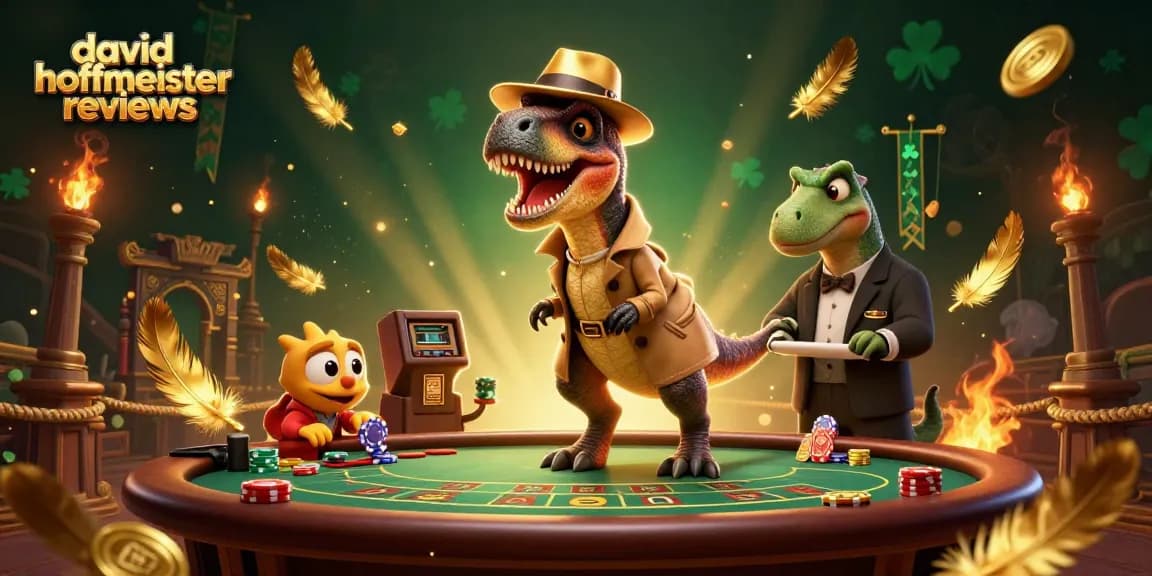 Experience thrilling david hoffmeister reviews at our blackjack gaming table with cartoon characters in action.
