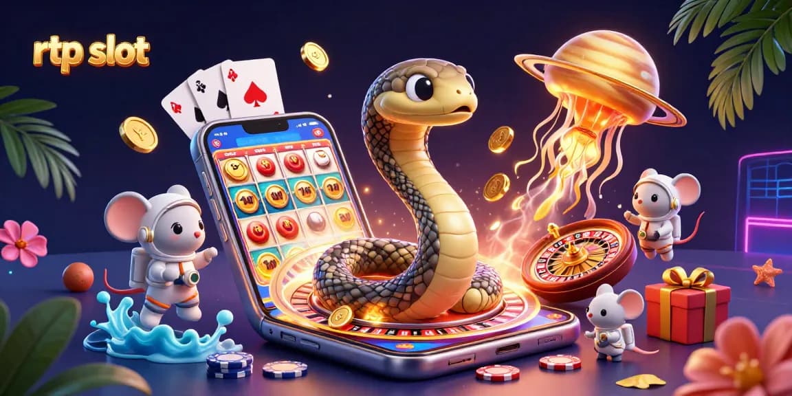 Engage with rtp slot action in this vibrant cosmic casino scene featuring interactive betting elements.
