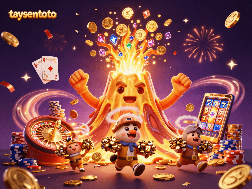Join the excitement at taysentoto with treasure-filled adventures in this vibrant casino scene.
