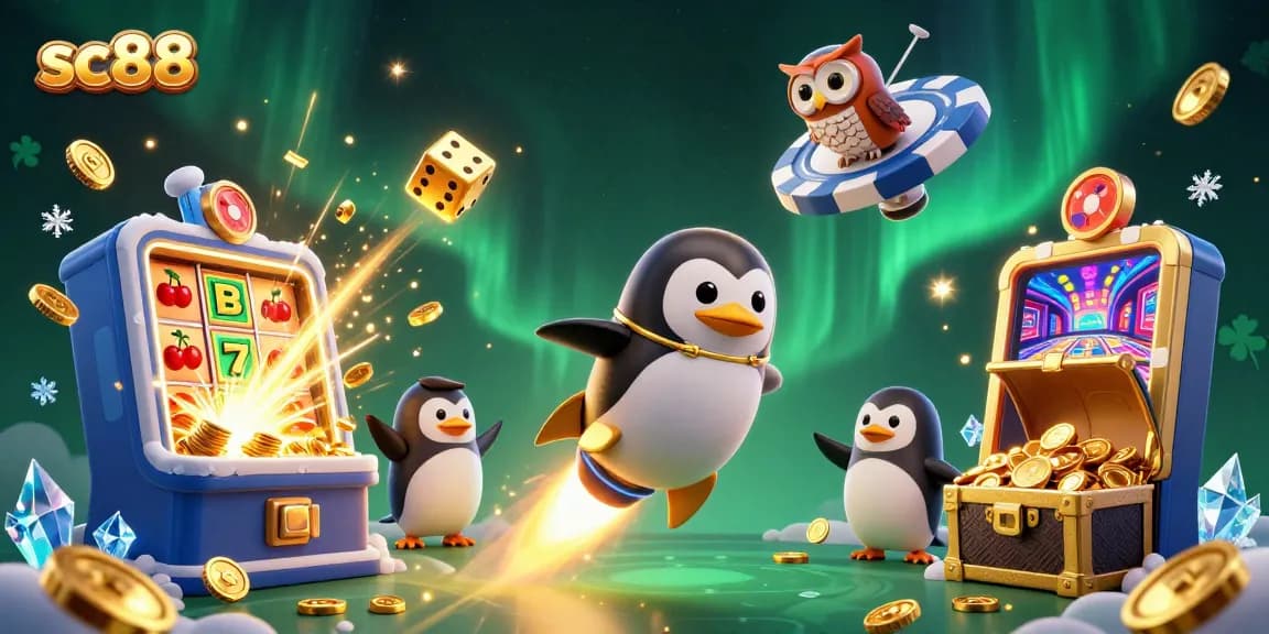 Experience the thrill of winning with sc88 at this vibrant online casino scene featuring dynamic gaming elements.