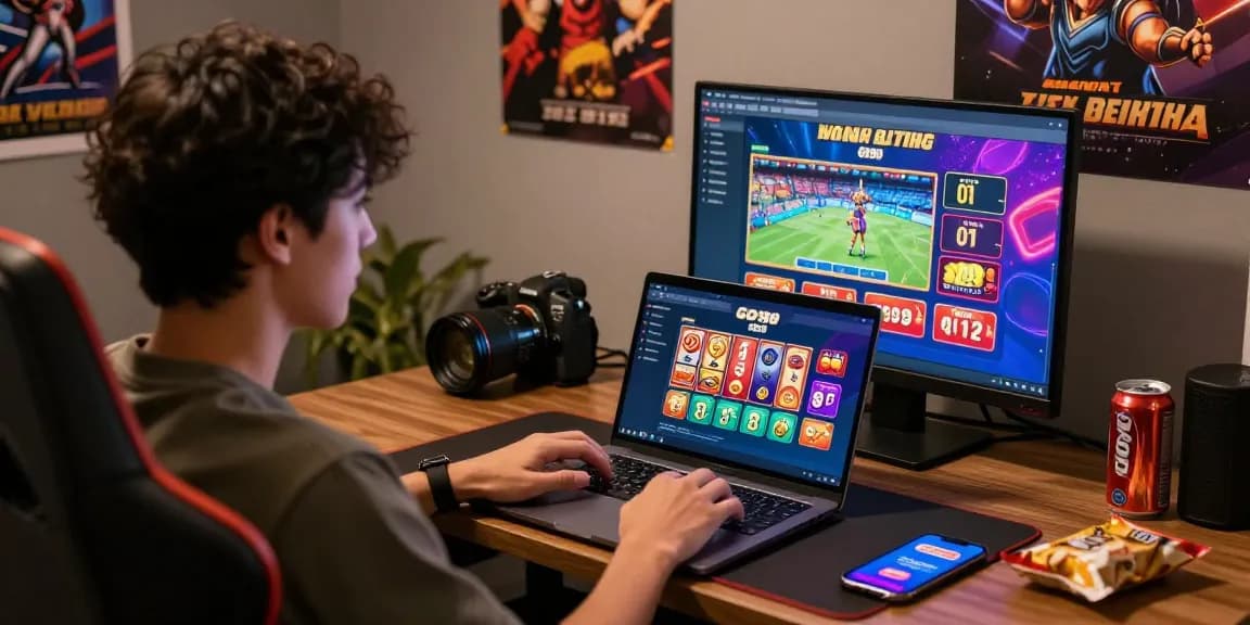 Engaging gaming scene with GO99 interface, showcasing sports betting and casino excitement