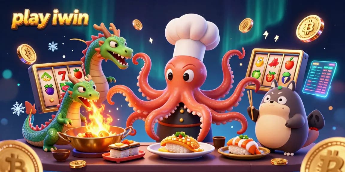 Play iwin with exciting slot games featuring vibrant characters, Bitcoin, and Ethereum coins.