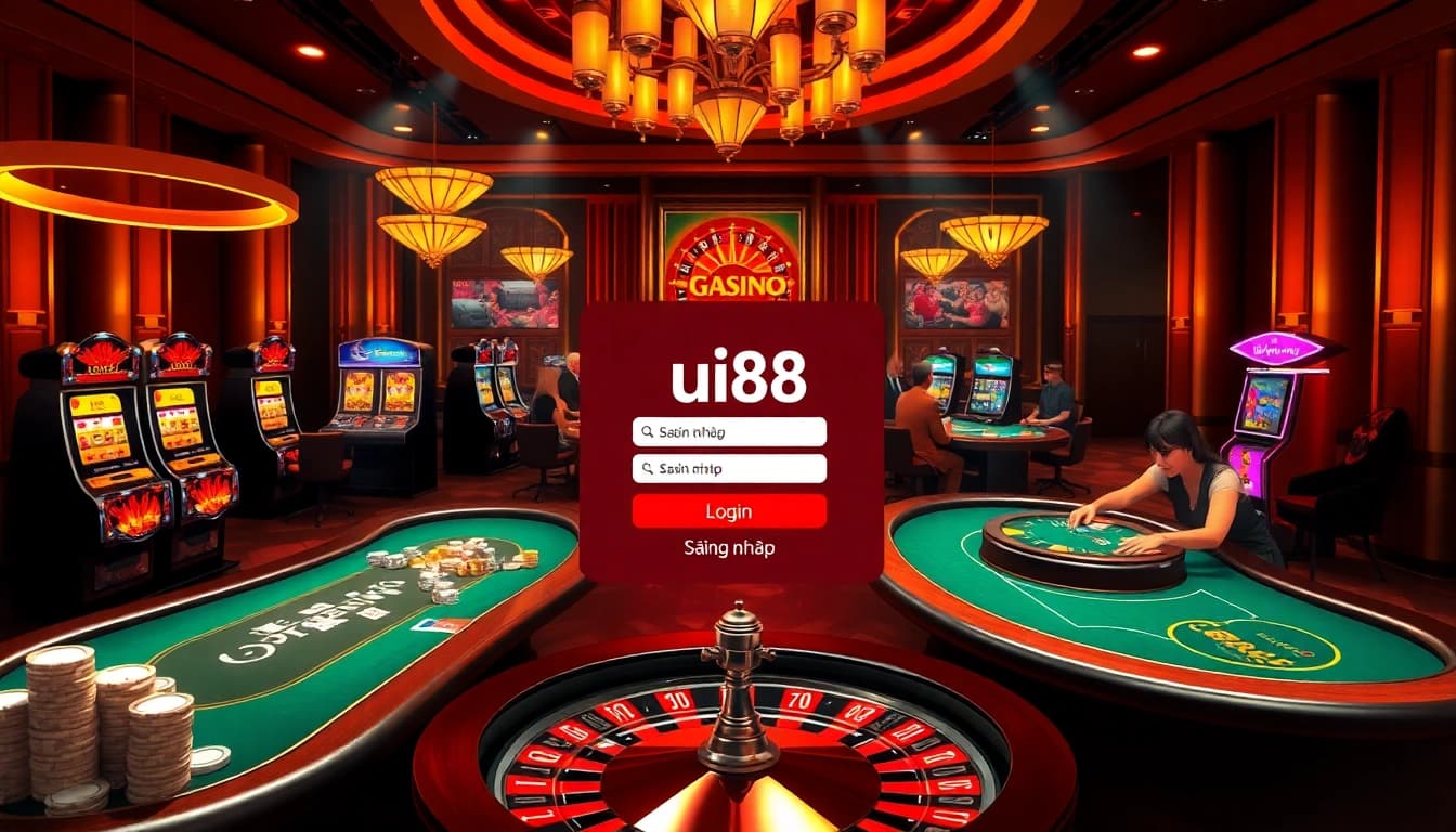 Experience seamless gaming with uu88 đăng nhập at a luxurious casino table filled with excitement.