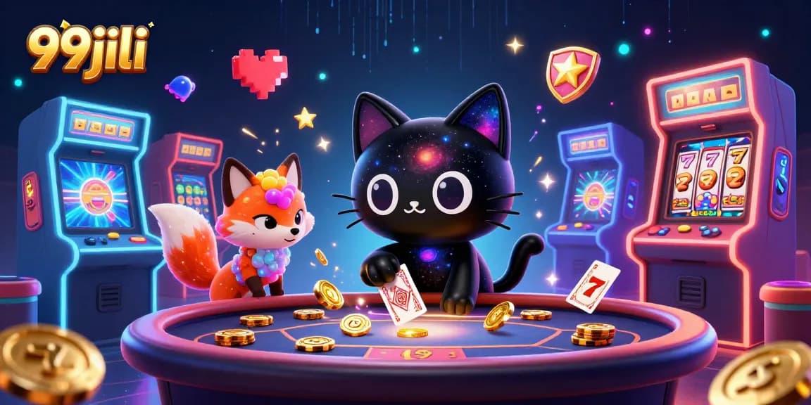 Experience thrilling casino action with 99jili in a vibrant cosmic gaming scene.