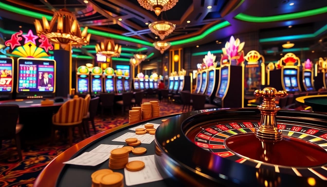 Experience thrilling gameplay at AF88 LINK with vibrant casino visuals and luxurious betting options.