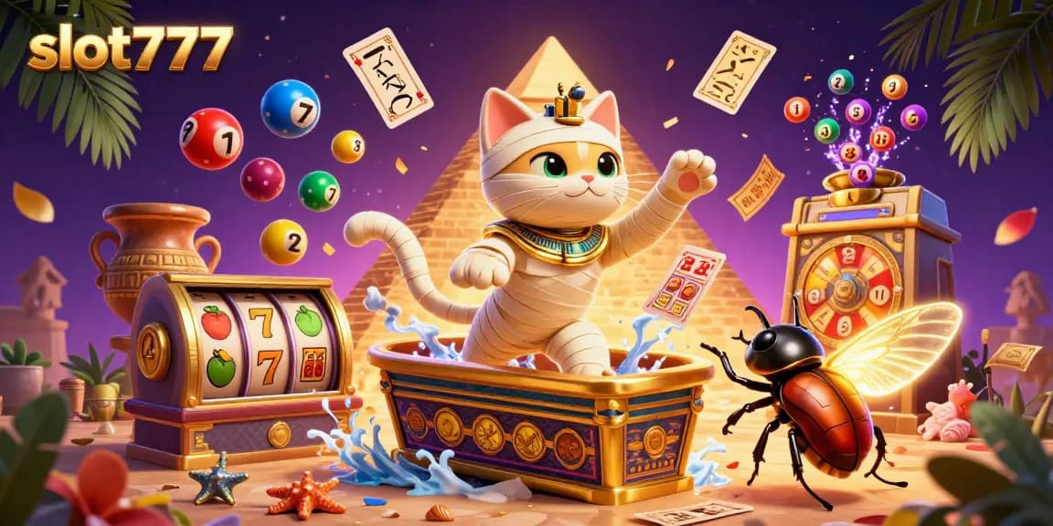 Experience exciting gameplay with slot777, featuring dynamic characters and colorful elements in a vibrant casino scene.