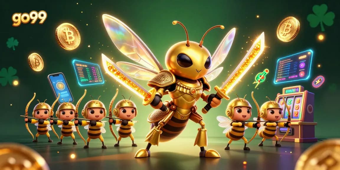 Engage with go99's thrilling casino experience featuring prismatic samurai hornet and vibrant slot games.