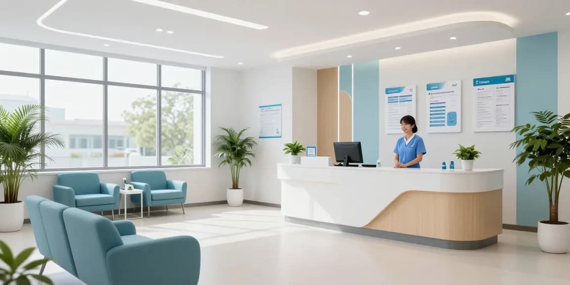 David Hoffmeister reviews at a professional healthcare facility focused on patient care and wellness.