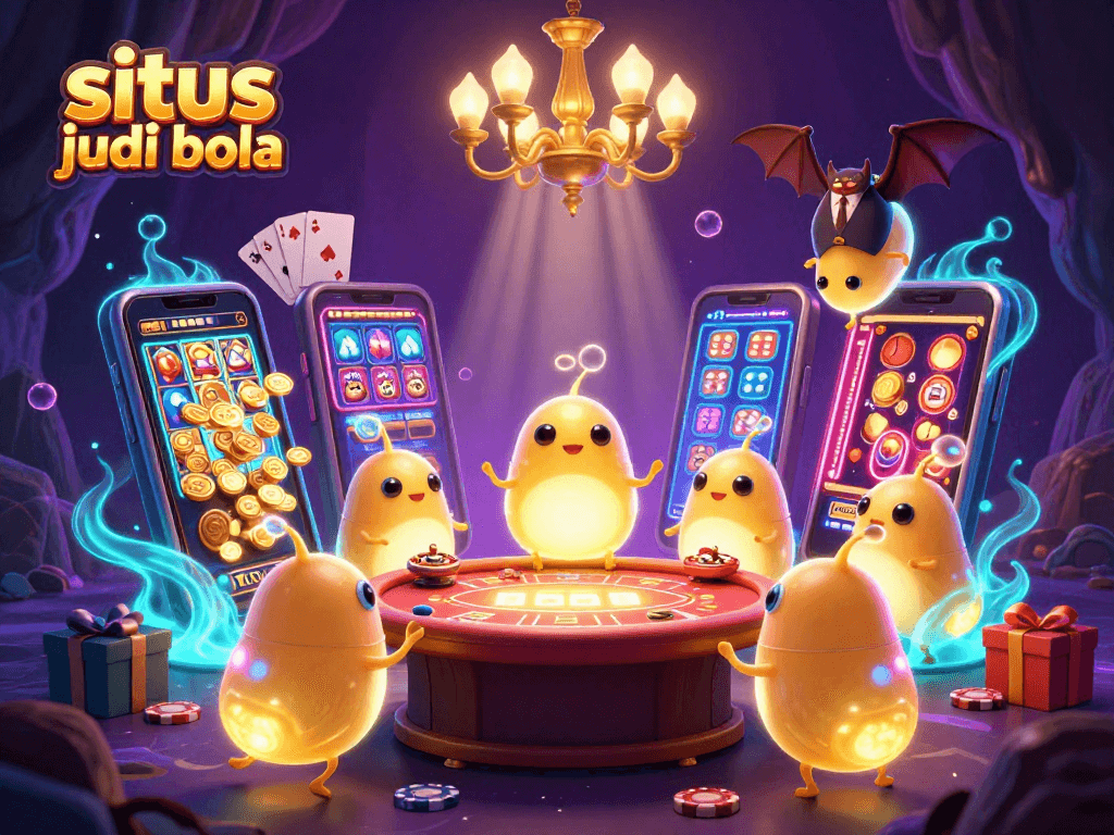Experience thrilling fun with situs judi bola at this animated cave casino adventure.