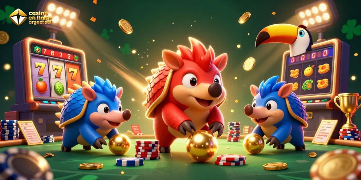 Découvrez des jeux au casino en ligne argent réel avec des pangolins rivaux jouant et des éléments de jackpot.