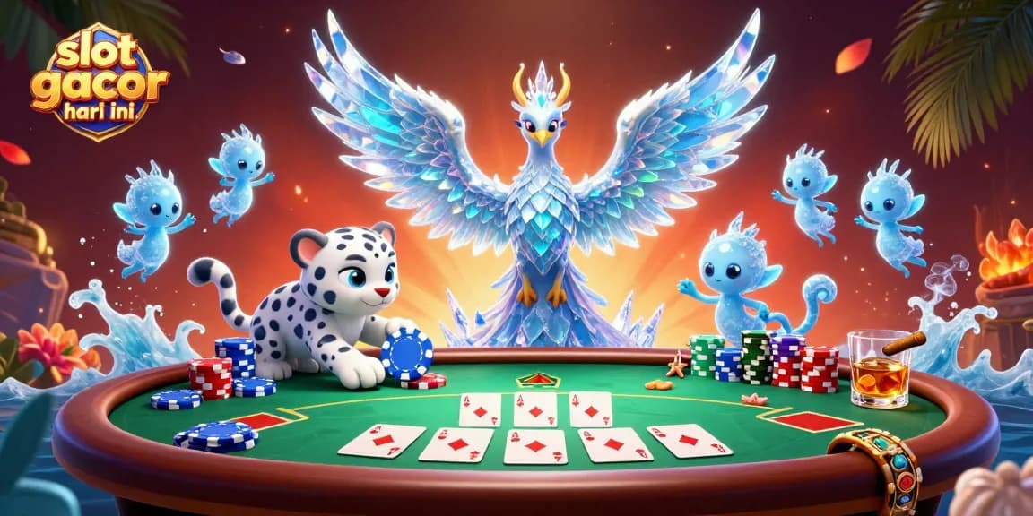 Menangkan jackpot di slot gacor hari ini dengan ilustrasi 3D kartun menakjubkan yang membawa suasana kasino.