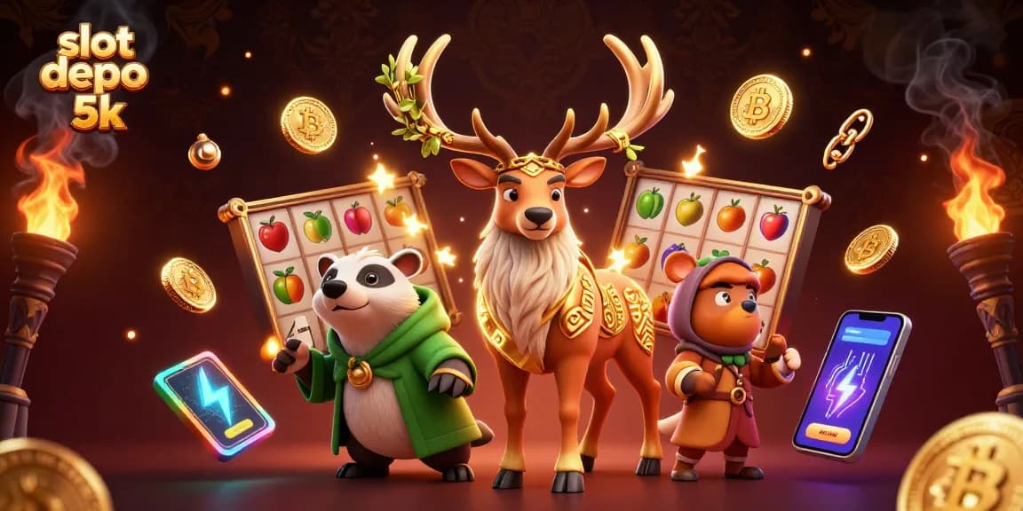 Spin the reels at slot depo 5k, where luck and winning symbols collide in a vibrant online casino.