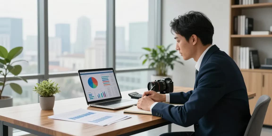 Expert financial strategies for 소액결제현금화 in a contemporary office.