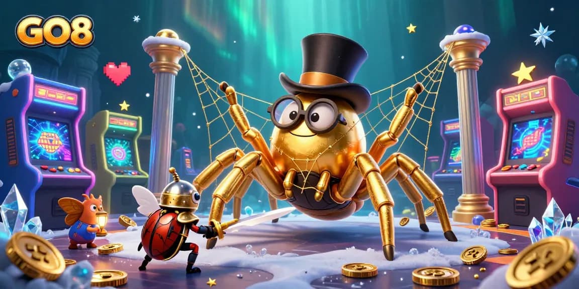 Engage with the exciting world of GO8 online casino featuring vibrant characters and dynamic game elements.
