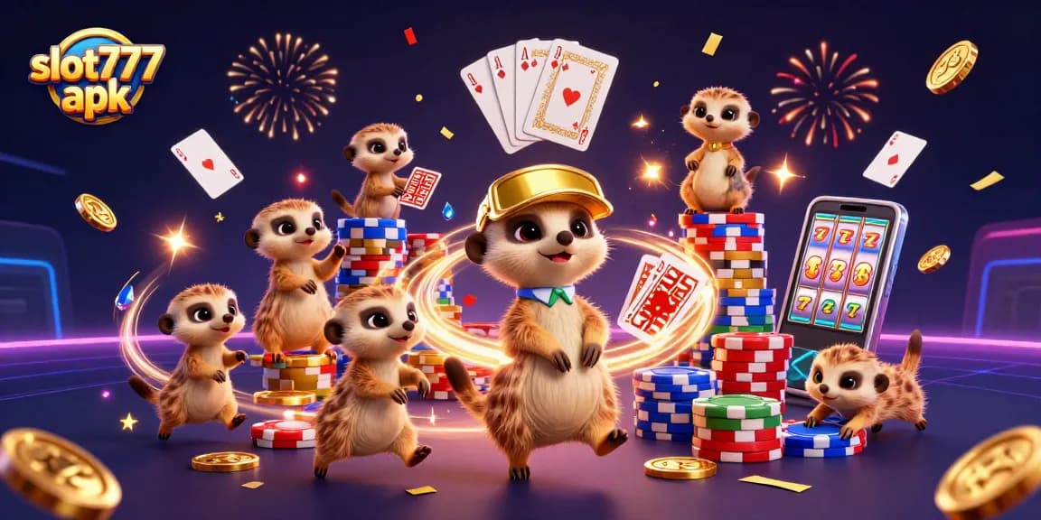 Spin to win with slot777 apk as meerkats manage their vibrant casino with dynamic rewards and excitement.