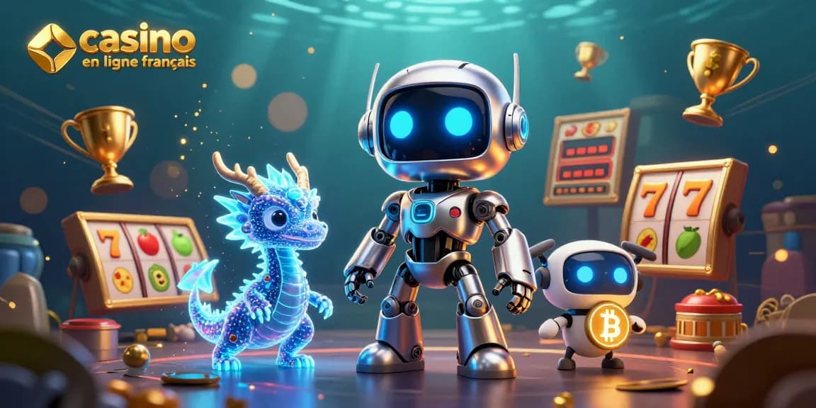 Vivez un gameplay palpitant sur casino en ligne français avec des machines à sous vibrantes et des personnages robots.