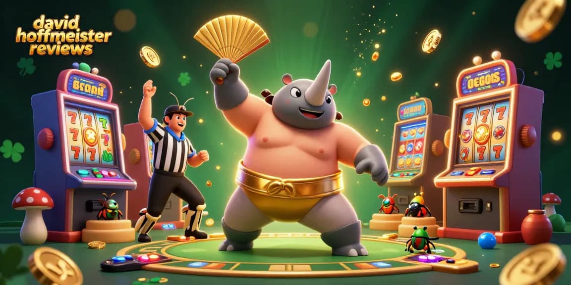 Engage with exciting david hoffmeister reviews through a dynamic 3D casino scene with playful characters.