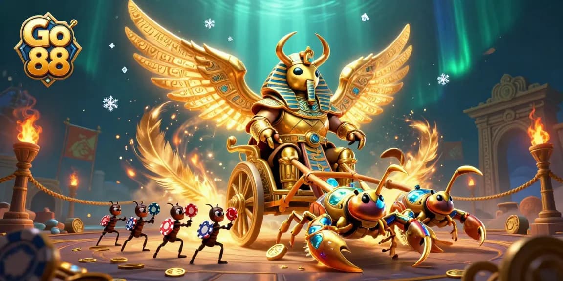 Experience the thrill of Go 88 with vibrant gaming elements and dynamic characters in action!