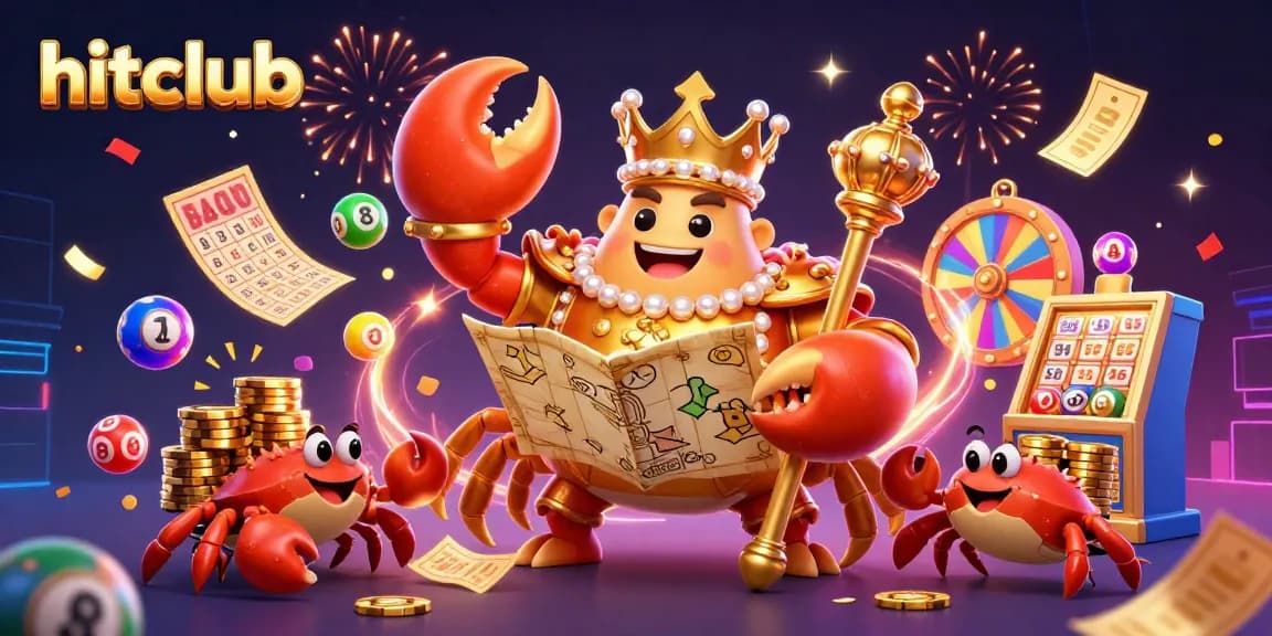 Engage in thrilling gameplay at hitclub with vibrant lottery elements and dynamic casino visuals.