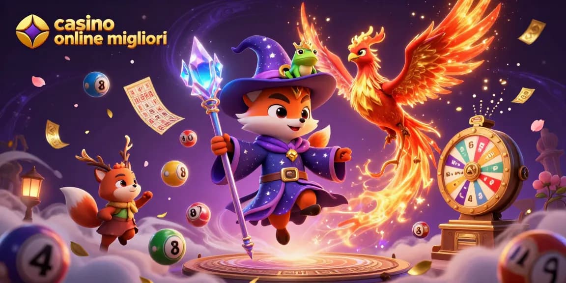 Crea ed esplora i migliori casino online migliori con questa vivace illustrazione 3D schematica e dettagliata.