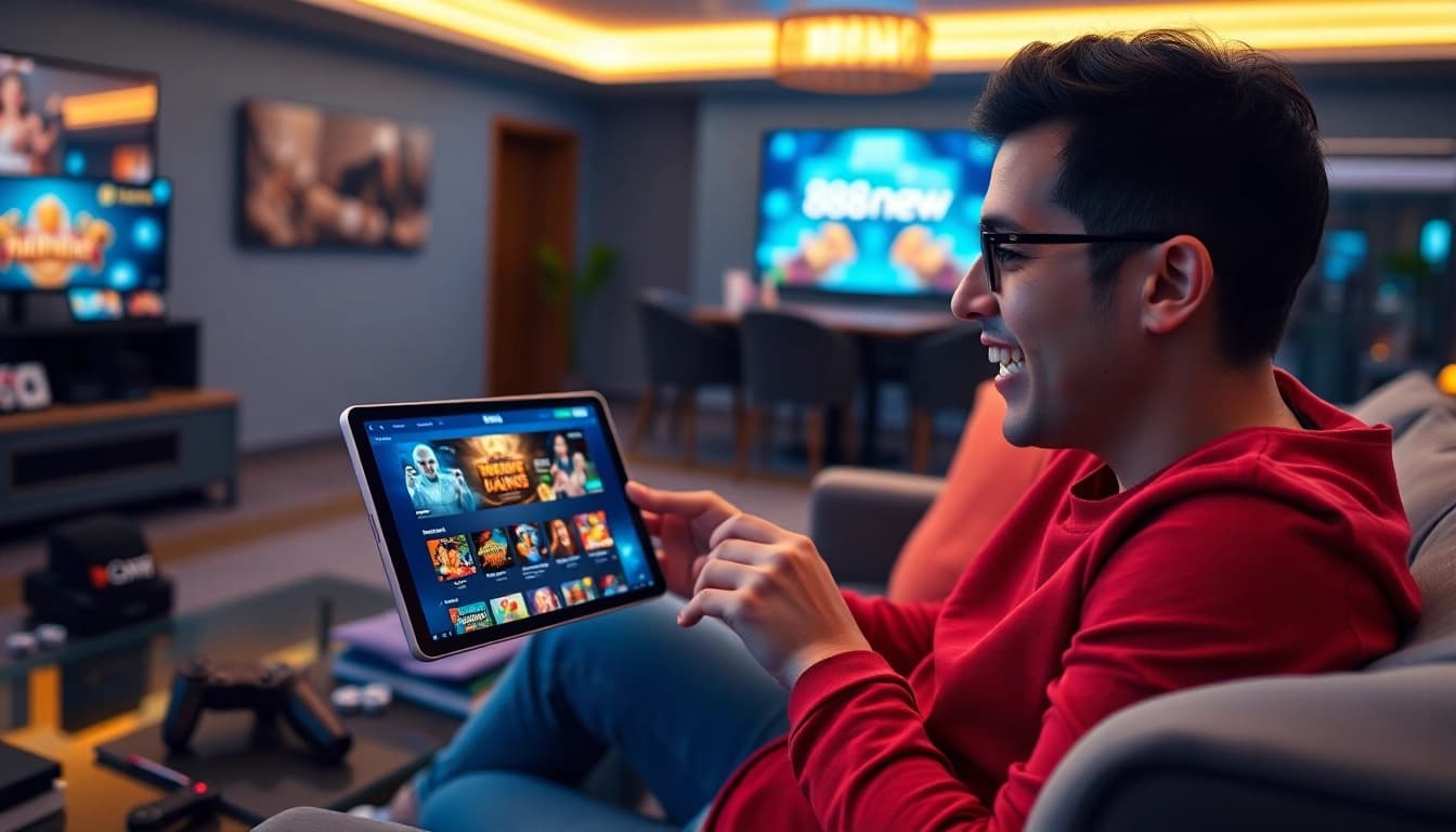 Engaging user experience on the 888new gaming platform showcasing vibrant games.