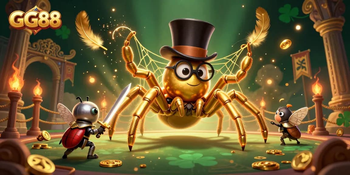 Engage with GG88's thrilling casino adventure featuring characters in a vibrant gambling world.