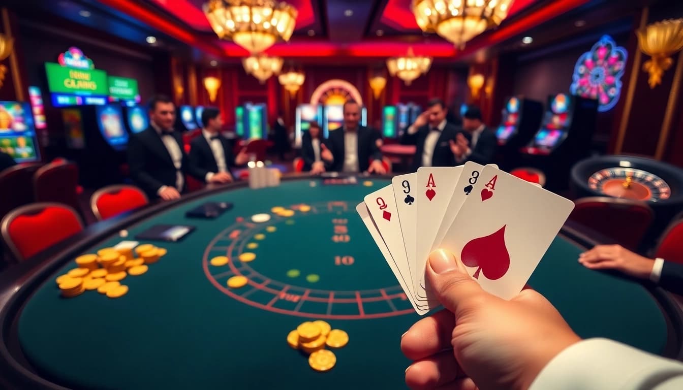 Experience thrilling betting action at https://mm88.today/ with an elegant casino set.