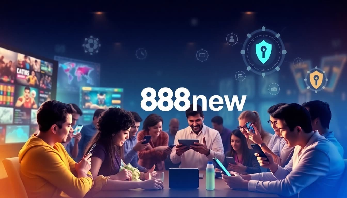 Experience the dynamic world of online gambling with 888new's user-friendly interface.