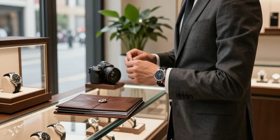 Explore exquisite super clone watches in a stylish urban boutique, showcasing elegance and luxury.
