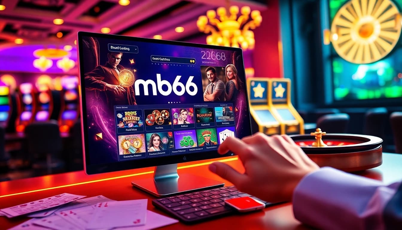 Experience the excitement of gambling with mb66 in a vibrant online casino scene.