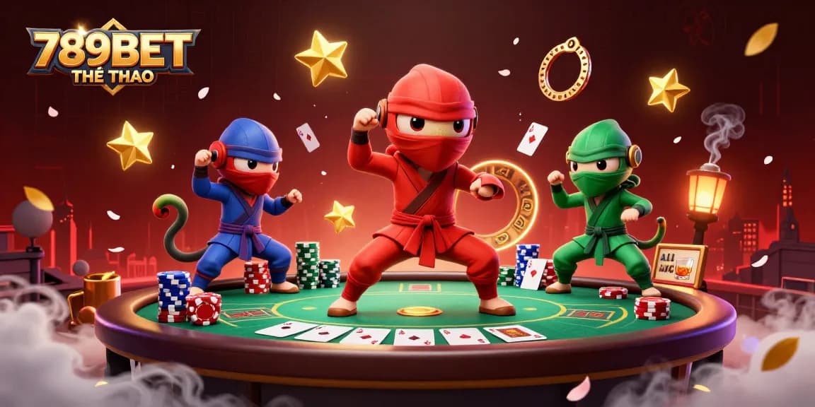 Experience the thrill of betting with 789BET THỂ THAO in a vibrant and immersive digital casino scene.