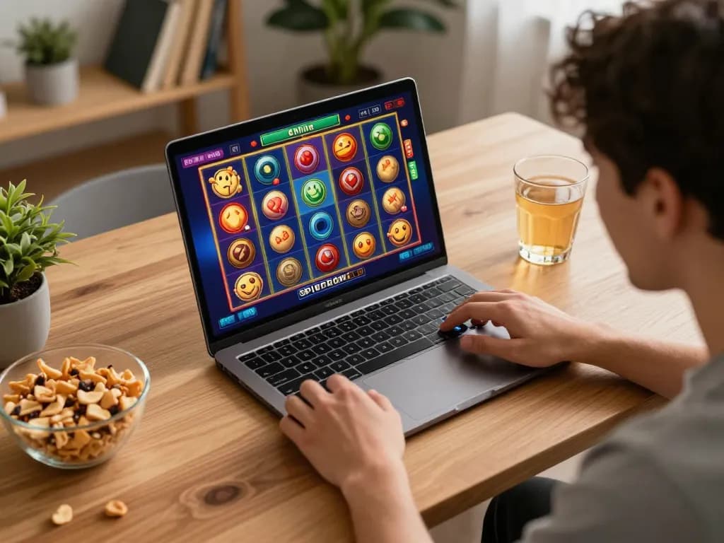 Engaging online gaming session showing slot gaco excitement with colorful interface