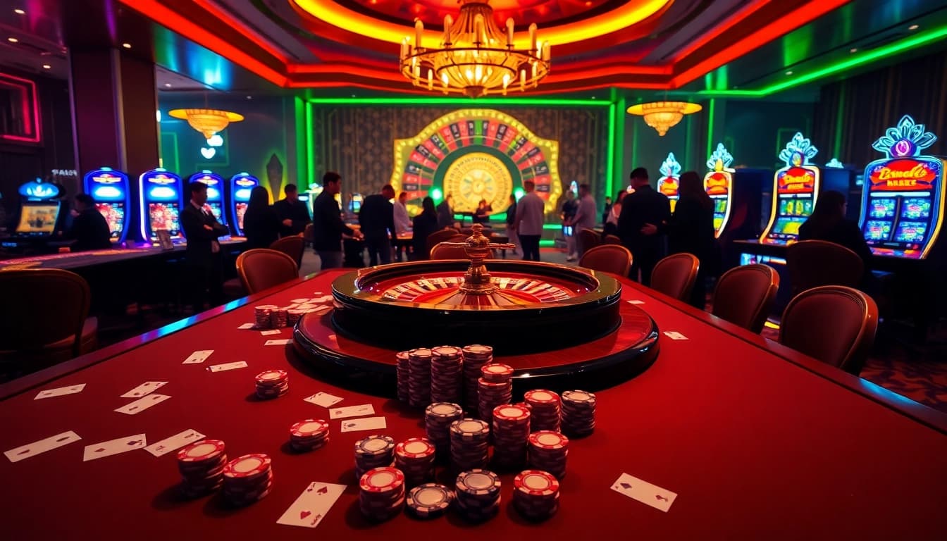 Experience high-stakes excitement at iwinclub with luxurious casino visuals and engaging gameplay.