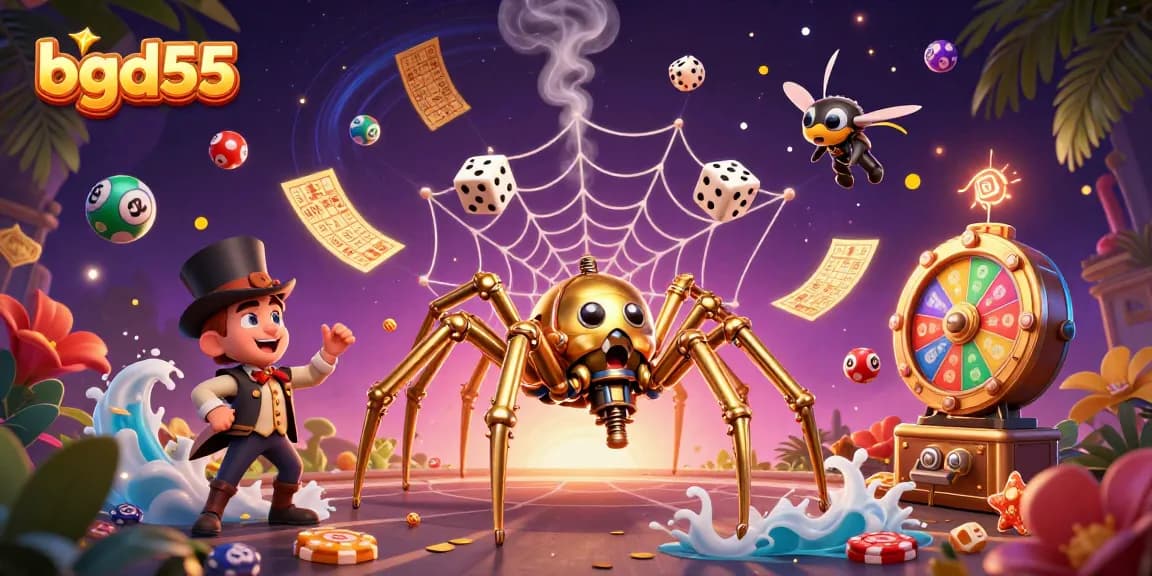 Engage with bgd55's vibrant casino scene showcasing dynamic gaming elements and excitement.