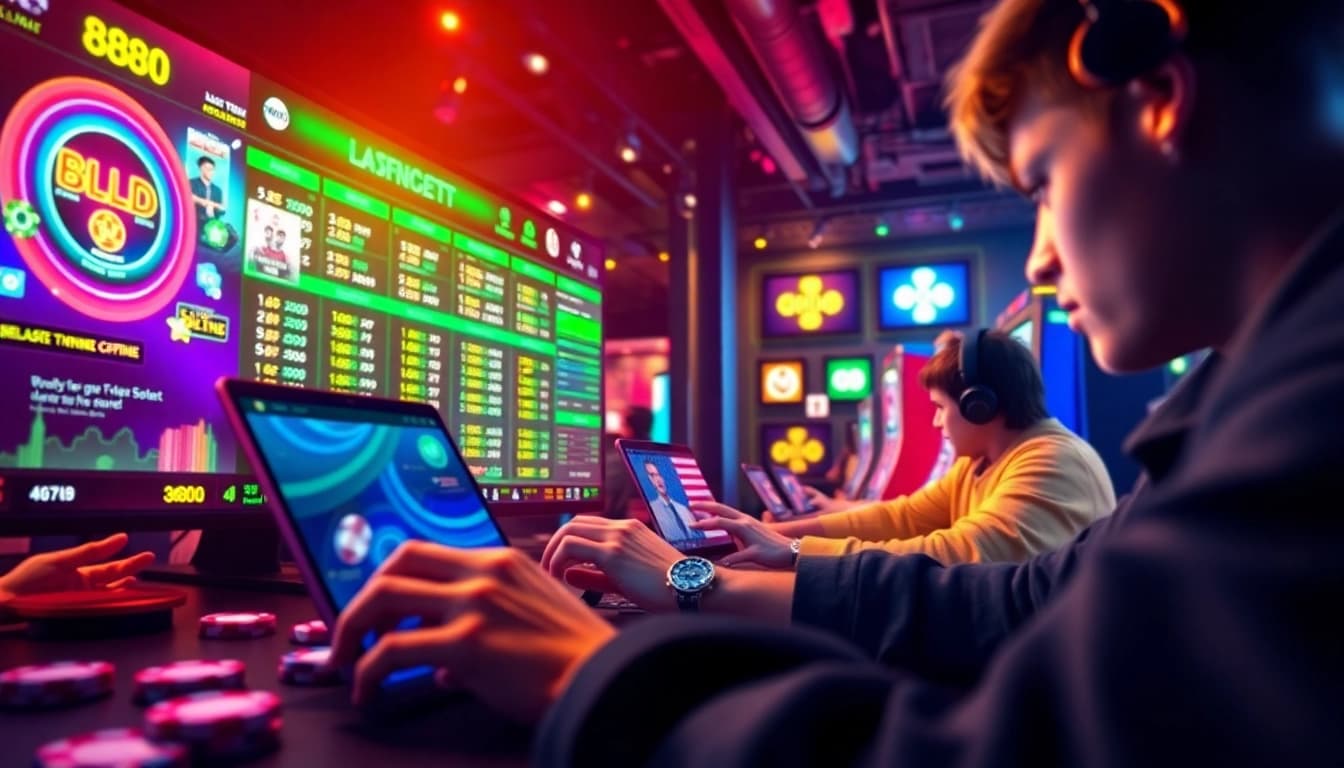 888new gaming experience with vibrant graphics and modern betting elements.