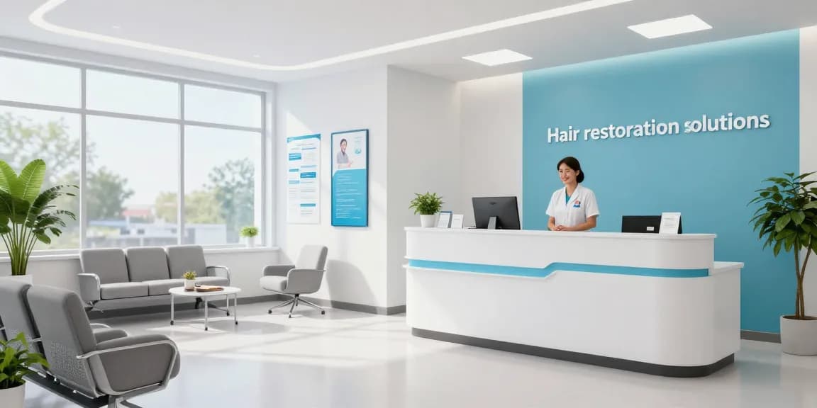 "Hair transplant Turkey consultation at a modern healthcare clinic focusing on patient care and advanced medical services."