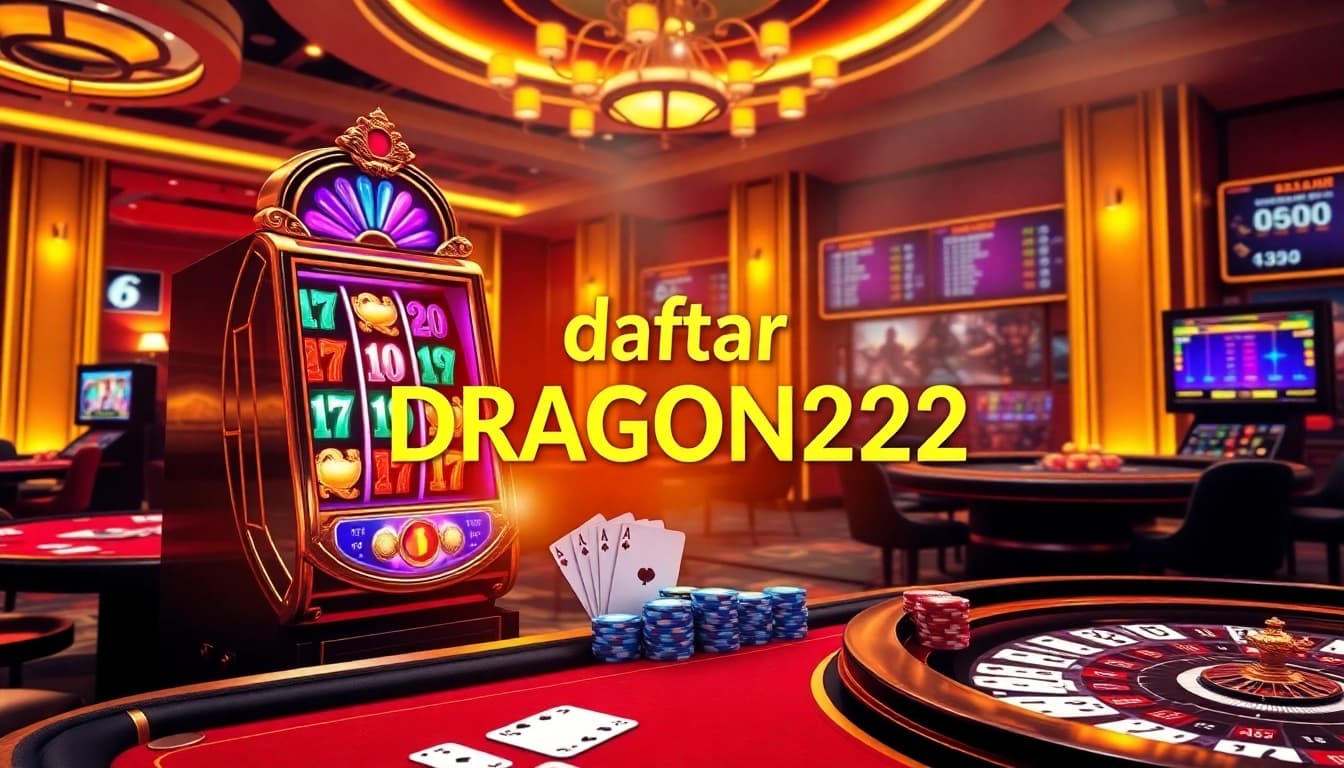 Experience the thrill of daftar DRAGON222 with vibrant slots and professional casino games.