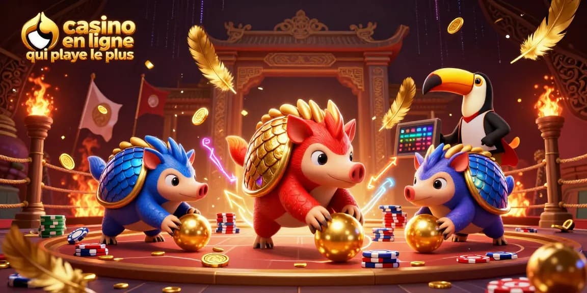 Les pangolins rivalisent pour gagner dans le casino en ligne qui paye le plus.