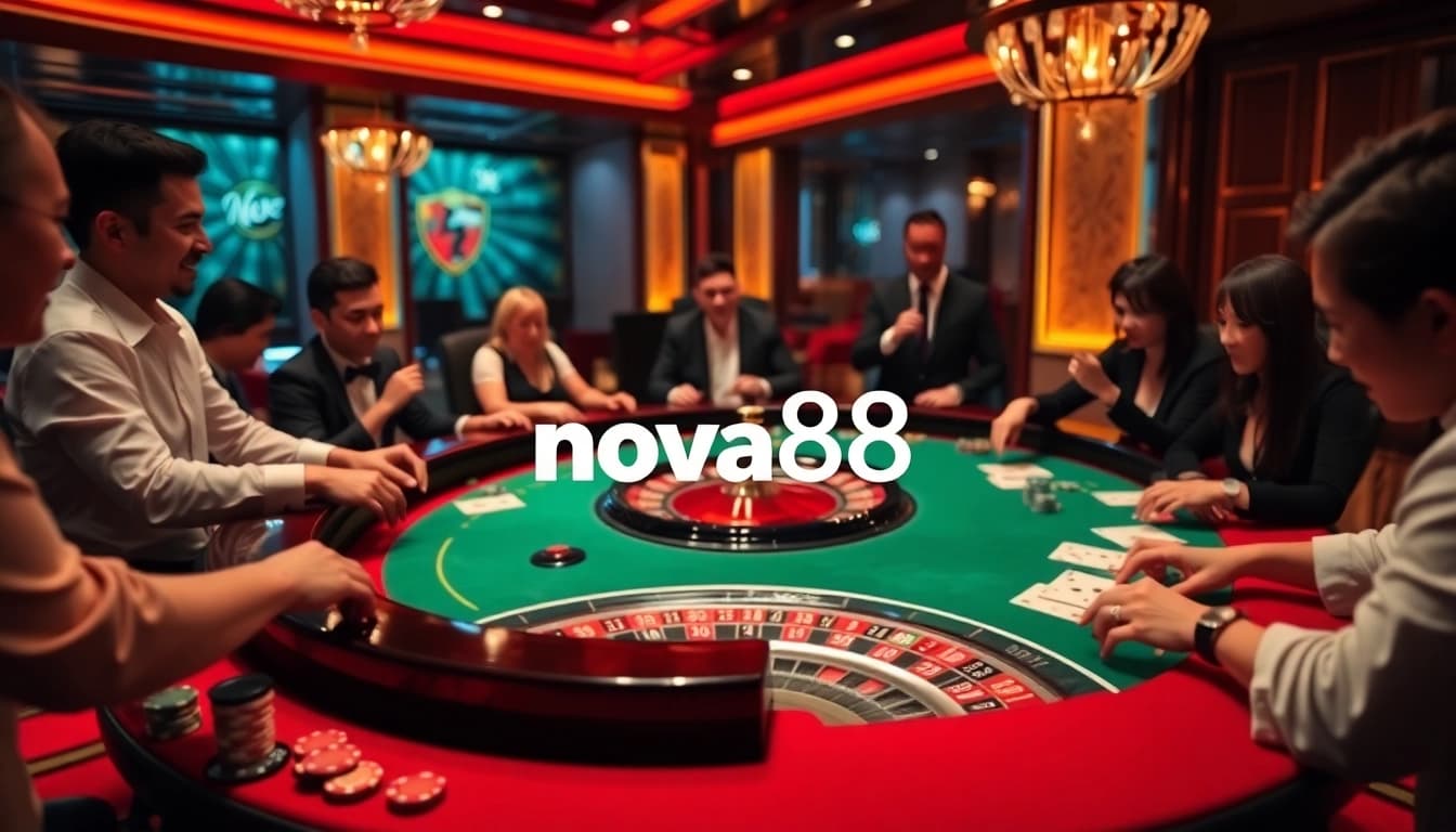 Experience the thrill of gambling at nova88 with vibrant casino games and players winning big.