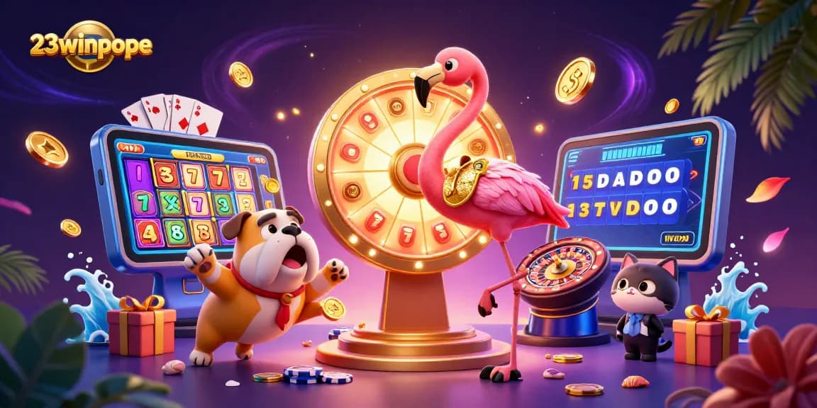 Spin the giant prize wheel with 23winpope for astounding casino rewards and winning moments!